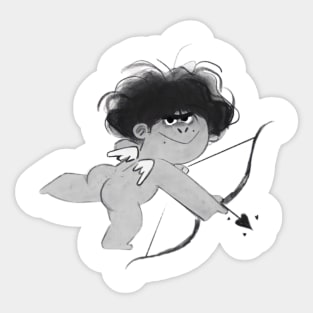 old cupid Sticker